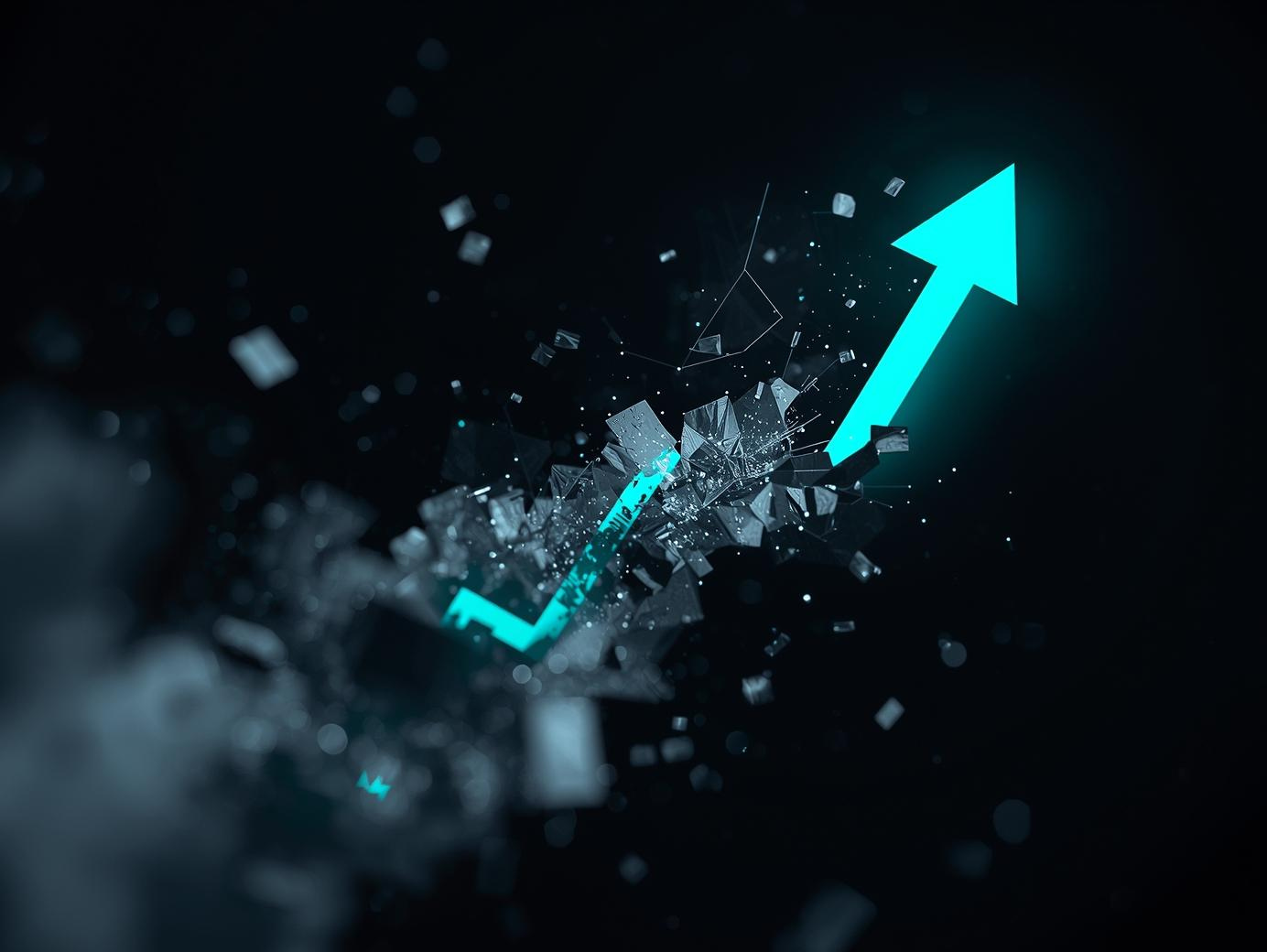 Abstract digital web graphic